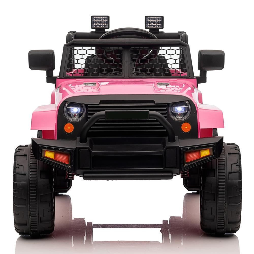 12V Battery-Powered Ride-On Truck for Kids with Parent Remote Control and Safety Seat Belts